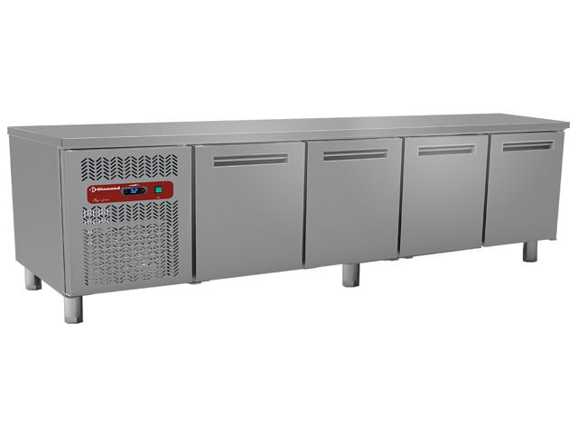 Table frigorifique 4 portes GN 1/1 prof 700mm