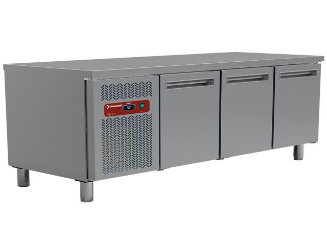 Table frigorifique ventilée, 3 portes GN 1/1(405L)