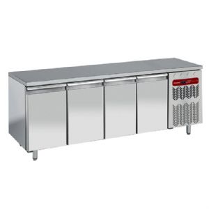 Table frigorifique, ventilée, 4 portes EN 600x400