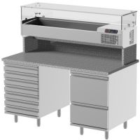 Table préparation pizza -2°+8°