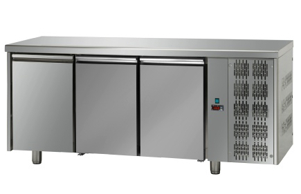 Table réfrigérée pâtissiére 3 portes 400x600, 408L