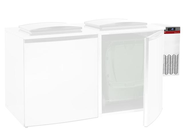 Unité frigorifique pour refroidisseur de déchets