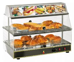 Vitrine chauffante 2 GN 1/1 - bloc lumineux