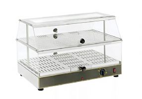 Vitrine chauffante 2 GN 1/1
