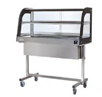 Vitrine chauffante TCM-200C Verre courbé