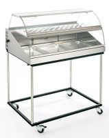 Vitrine de marché réfrigérée et ventilée  3 GN 1/1