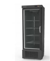 Vitrine Gourmet Noir 1 porte vitree negative