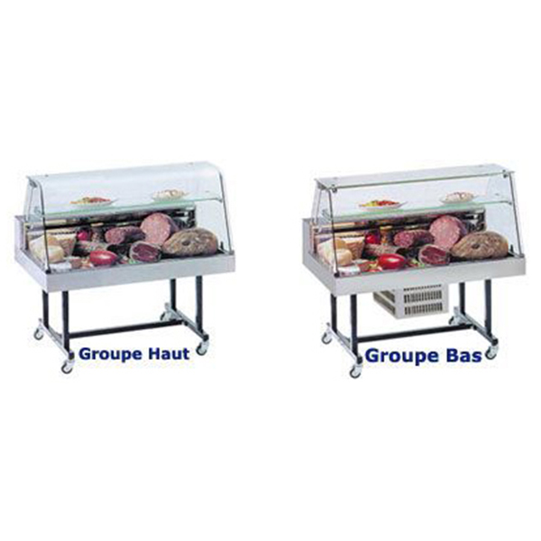 Vitrine horizontale - Restauration professionnelle- Restoconcept.com