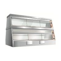 Vitrine maintien température pour Poulet 2 étagère