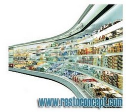 Vitrine produits laitiers 7.05m² (SCENICSL1)