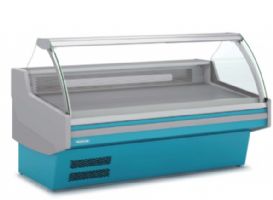 Vitrine refrigeree avec vitre relevable