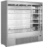 Vitrine réfrigérée ouverte inox - 1885mm