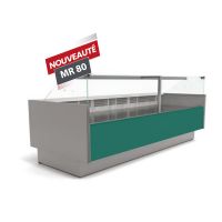 Vitrine Vitre Droite Self-Service MR80-250