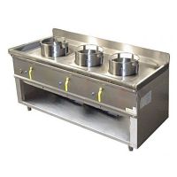 Wok asiatique Gaz à poser 3 Brûleurs Turbo Ø290mm